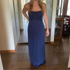 David’s bridal navy blue dress